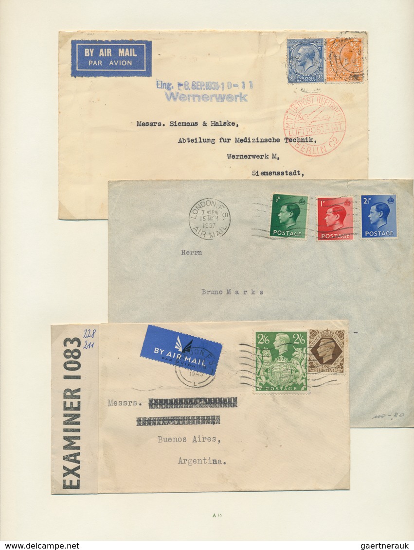 26645 Großbritannien: 1797/1980 (ca.), Collection Of More Than 180 Covers/cards In Two Borek Binders, Comp - Autres & Non Classés