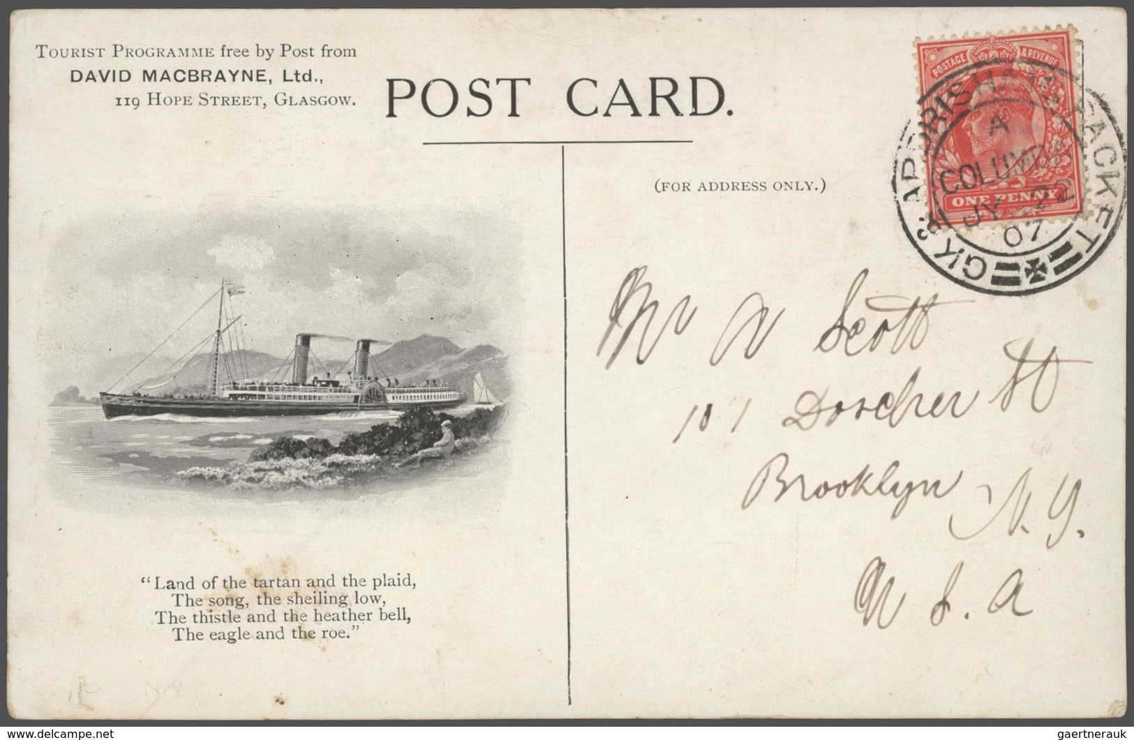 26647 Großbritannien: 1836/1946: 77 better covers and postal stationeries including pre-philatelic, used A