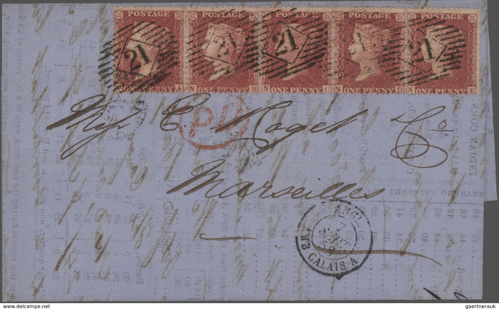 26647 Großbritannien: 1836/1946: 77 better covers and postal stationeries including pre-philatelic, used A