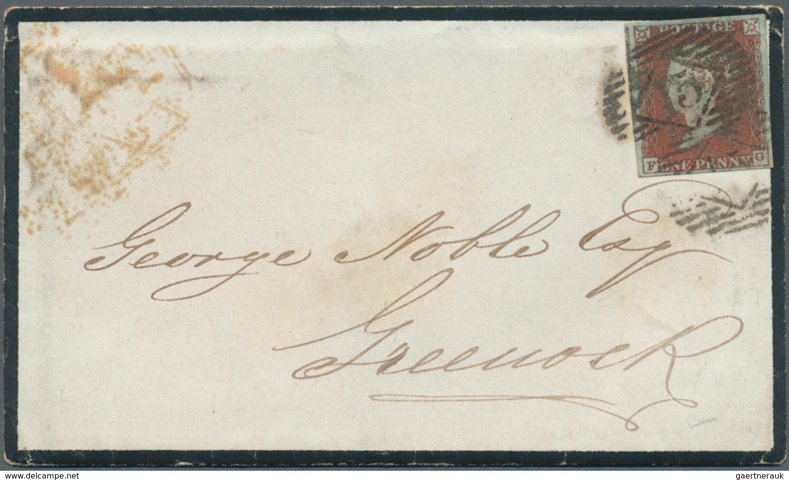 26649 Großbritannien: 1838/1880 (ca.), collection of apprx. 77 covers mainly bearing frankings 1d. red and