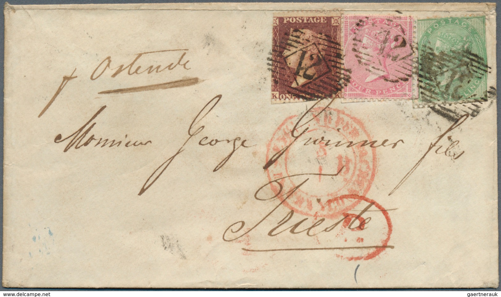26655 Großbritannien: 1840/1960 (ca.), Collection Of Apprx. 260 Covers/cards/stationeries, From Lettershee - Autres & Non Classés