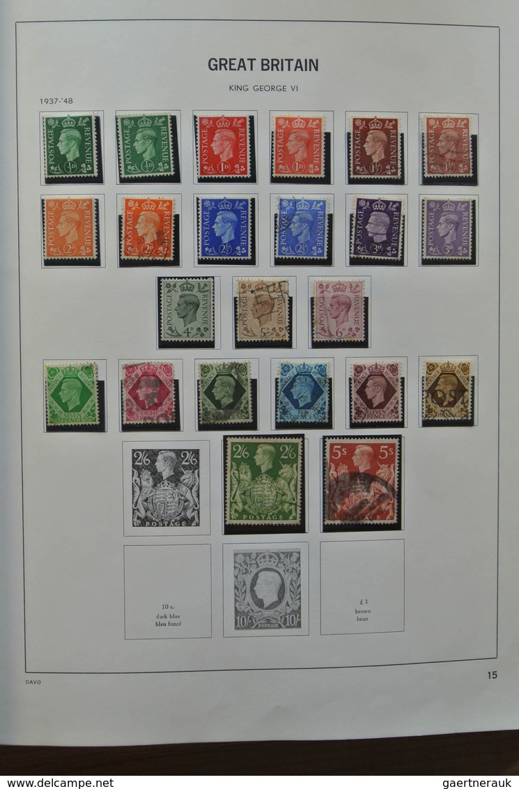 26660 Großbritannien: 1841-1983. Nicely filled, MNH, mint hinged and used collection Great Britain 1841-19