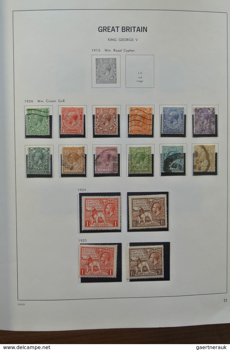 26660 Großbritannien: 1841-1983. Nicely filled, MNH, mint hinged and used collection Great Britain 1841-19