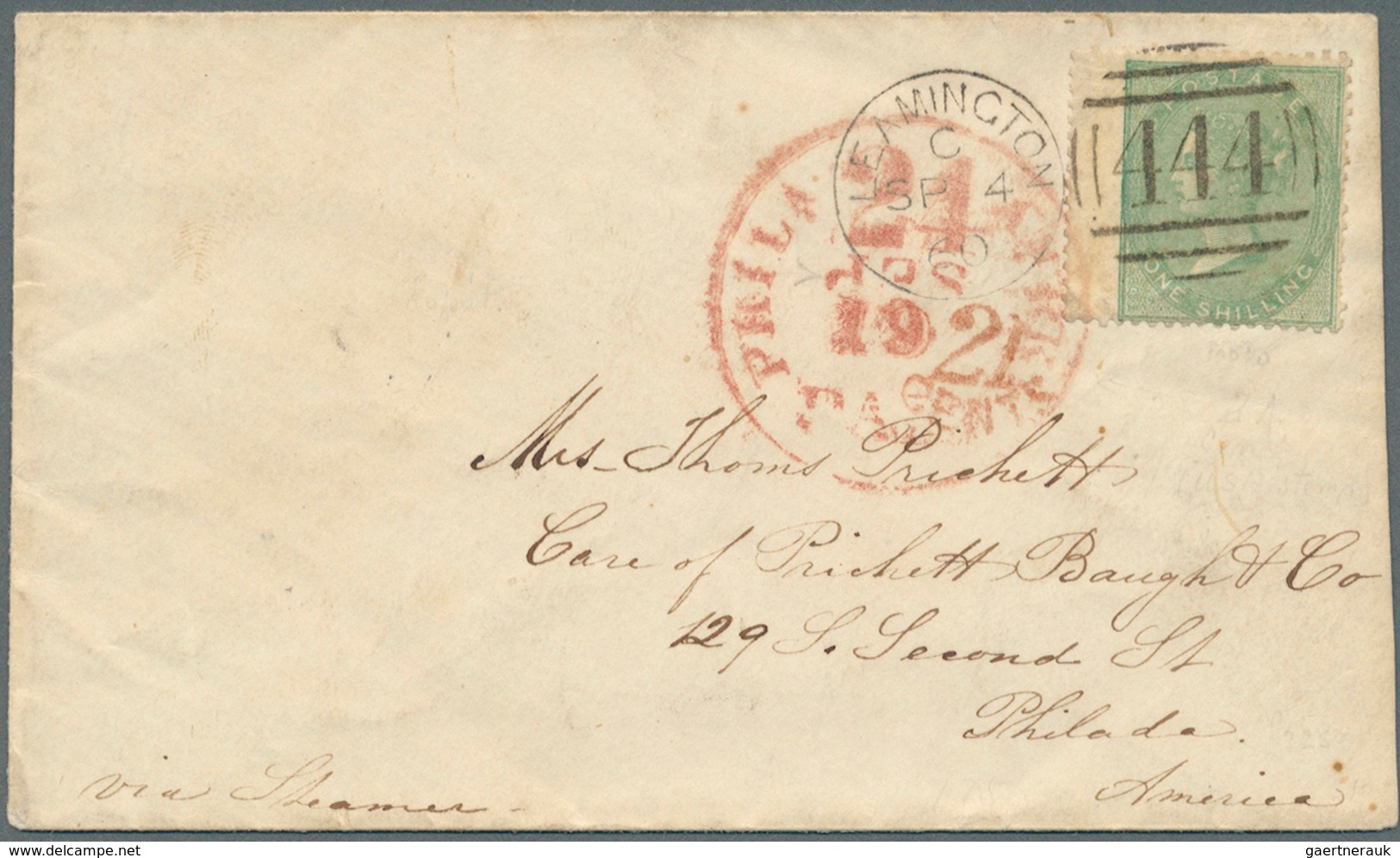 26678 Großbritannien: 1855/1944, GB/British Europe, Group Of Eight Better Entires, E.g. QV Frankings (SG 6 - Autres & Non Classés