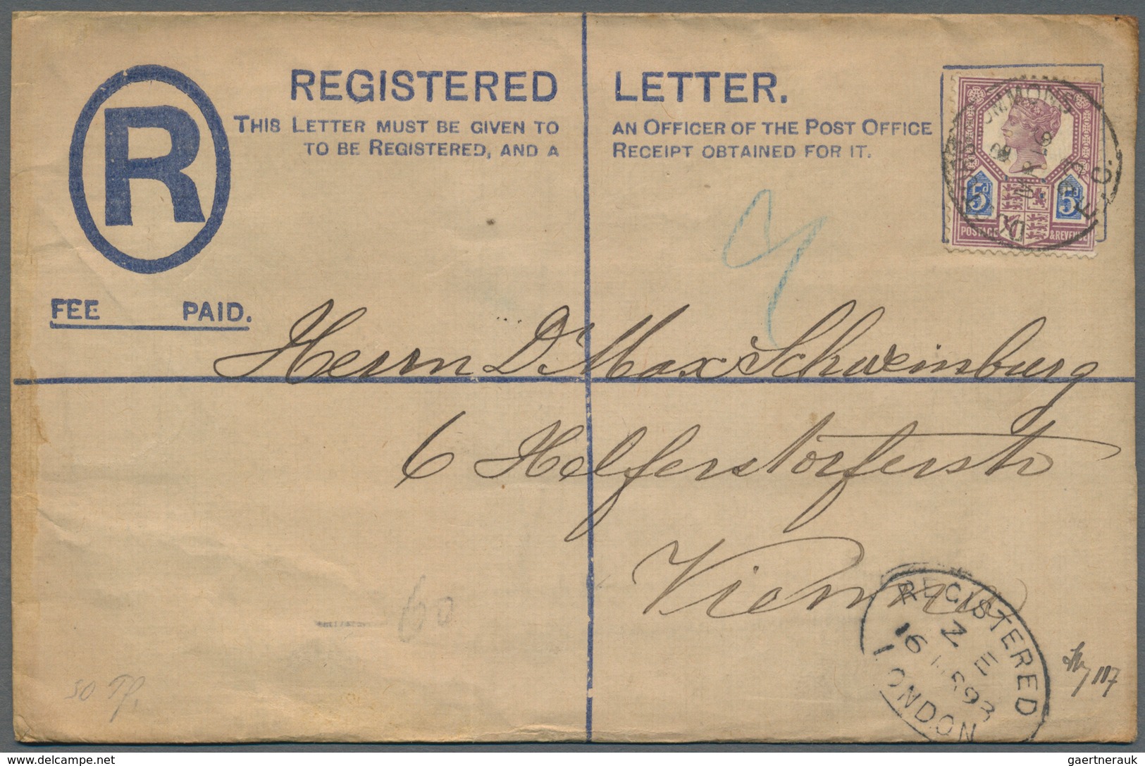 26700 Großbritannien: 1874/1967 (ca.), Accumulation With About 100 Covers And Used/unused Postal Stationer - Other & Unclassified