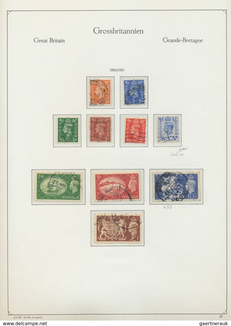 26701 Großbritannien: 1880/1980 (ca.), Mint And Used Collection In Six Binders, From Some QV Officials, Ma - Autres & Non Classés