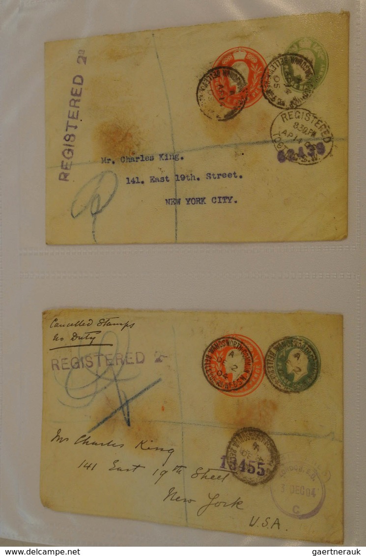 26709 Großbritannien: 1905/37: Collection Of 23 Covers Of Great Britain 1905-1937 In Album. Also A Few Mor - Autres & Non Classés