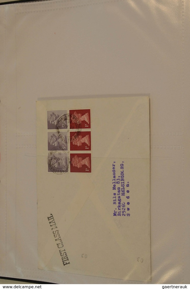 26709 Großbritannien: 1905/37: Collection of 23 covers of Great Britain 1905-1937 in album. Also a few mor