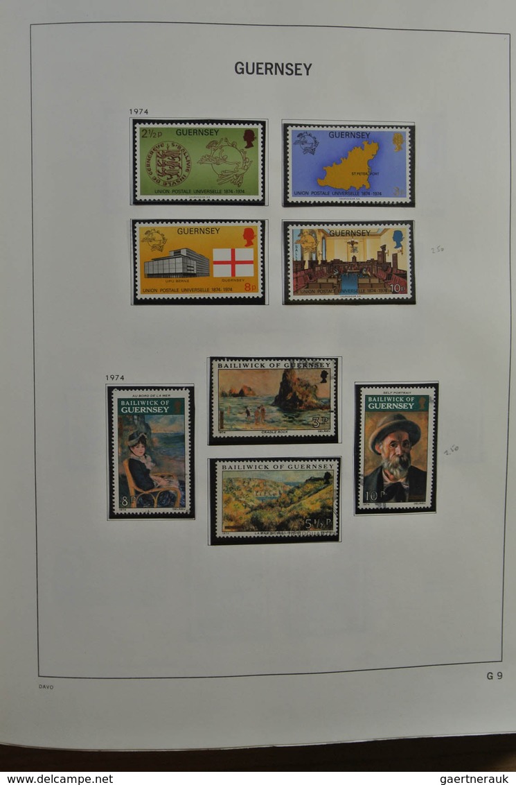 26756 Großbritannien - Kanalinseln: 1969-1992. Mostly MNH collection Channel Islands 1969-1992 in Davo alb