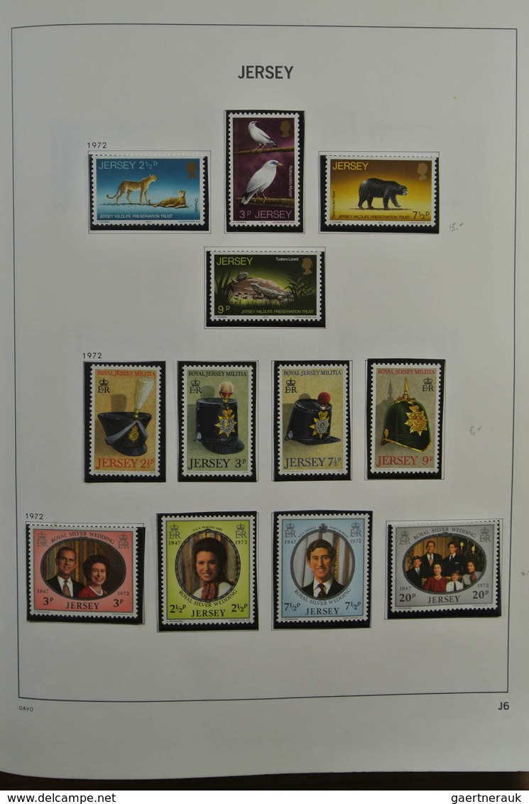 26756 Großbritannien - Kanalinseln: 1969-1992. Mostly MNH collection Channel Islands 1969-1992 in Davo alb