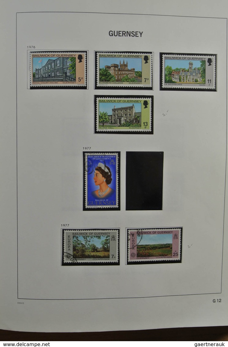 26756 Großbritannien - Kanalinseln: 1969-1992. Mostly MNH collection Channel Islands 1969-1992 in Davo alb