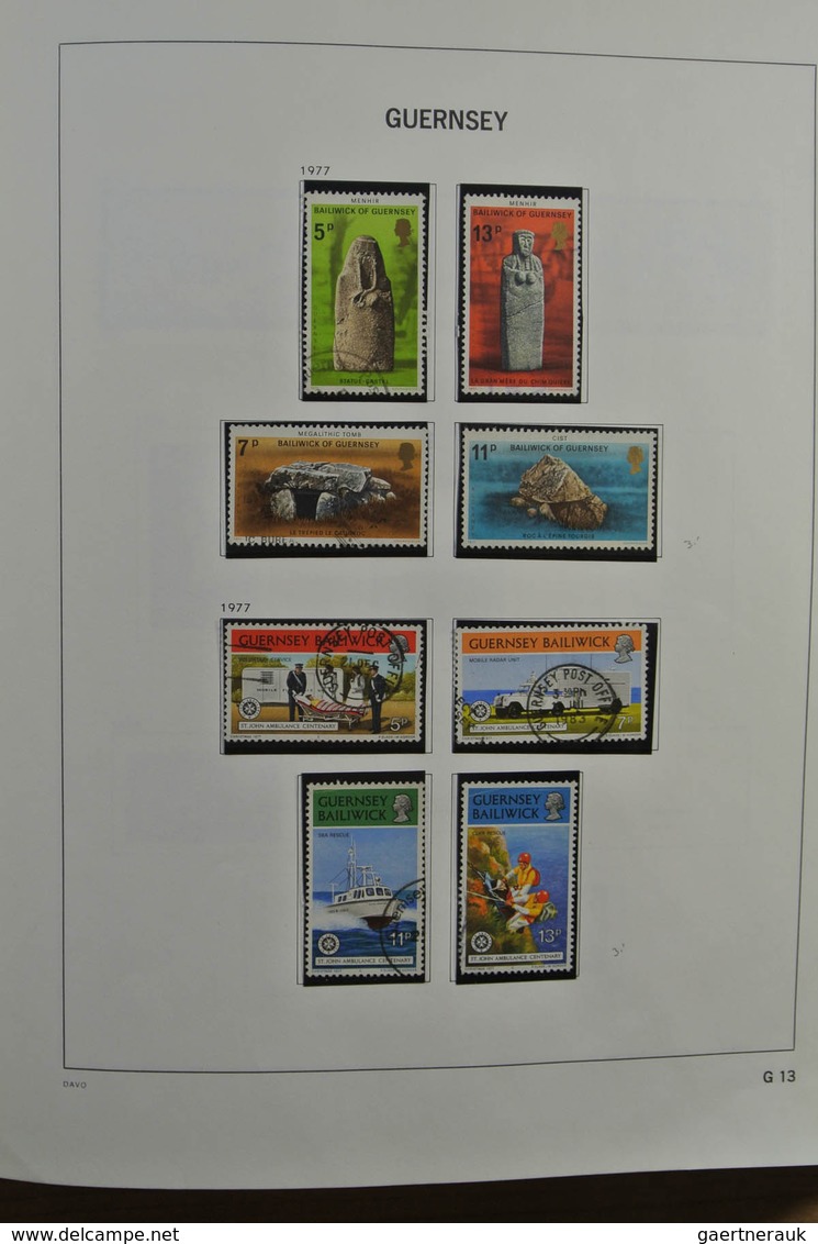 26756 Großbritannien - Kanalinseln: 1969-1992. Mostly MNH collection Channel Islands 1969-1992 in Davo alb