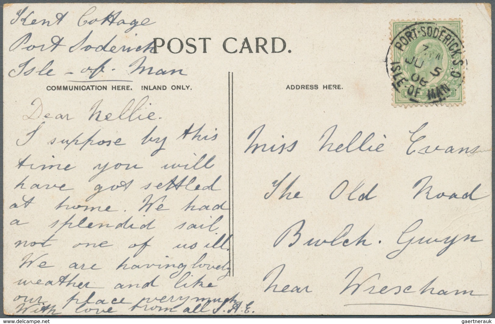 26762 Großbritannien - Isle Of Man: 1852/1937: Very Fine Lot Of 39 Village Postmarks On Envelopes, Picture - Man (Ile De)