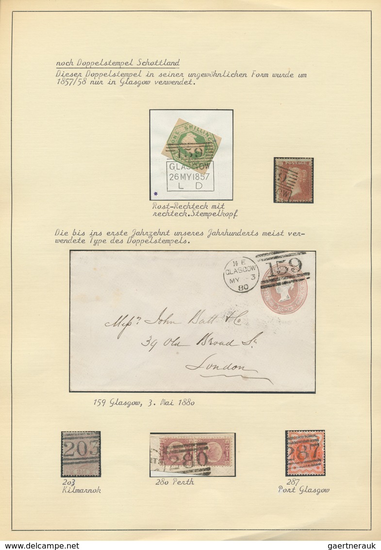 26799 Großbritannien - Stempel: 1840/1970 (ca.), POSTMARKS OF GREAT BRITAIN, almost exclusively Queen Vict