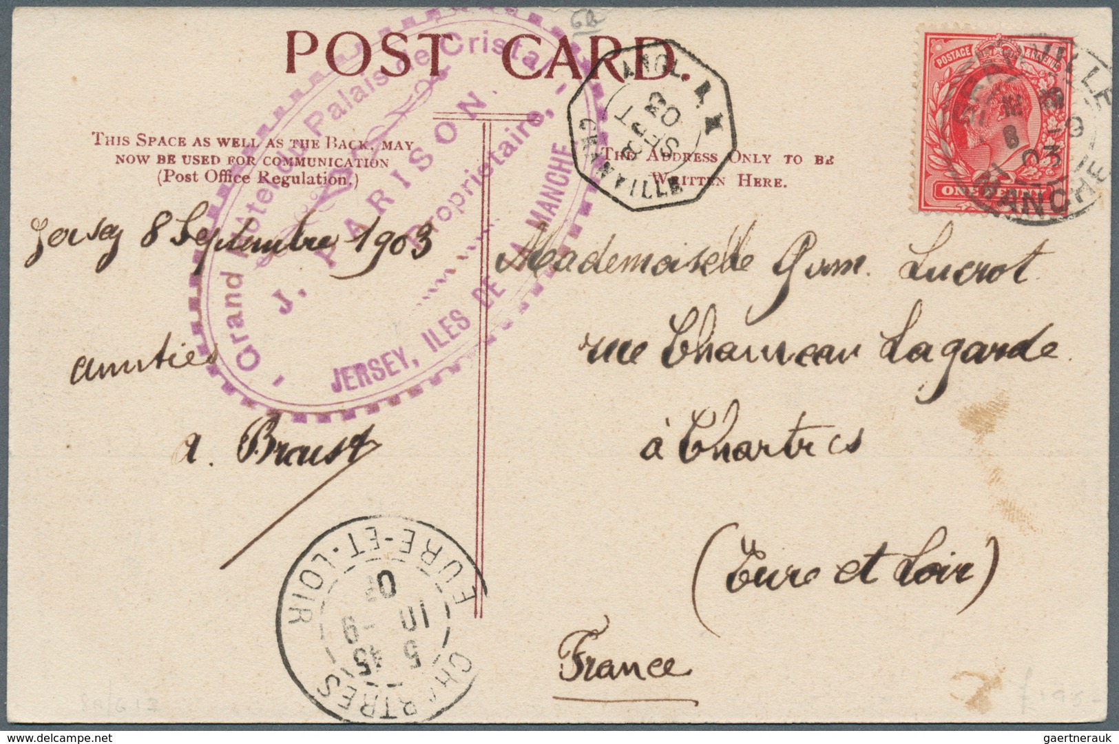 26800 Großbritannien - Stempel: 1890/1927, Lot Of Six Better Covers/cards (single Lots), E.g. 1890 "Penny - Marcophilie