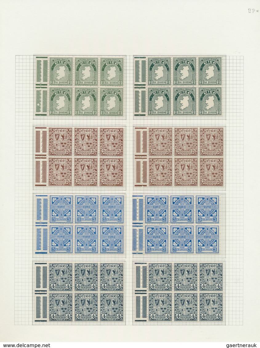 26816 Irland: 1922/1968, Definitives "National Symbols And "St.Patrick" On Album Pages, Comprising Adverti - Lettres & Documents