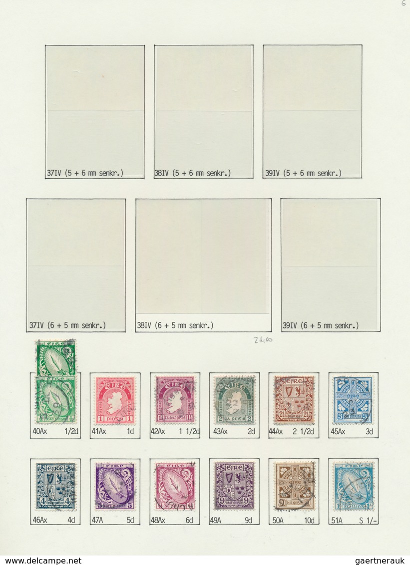 26817 Irland: 1922/1968, Defintives "National Symbols" And "St.Patrick", Specialised Used Collection On Wr - Briefe U. Dokumente