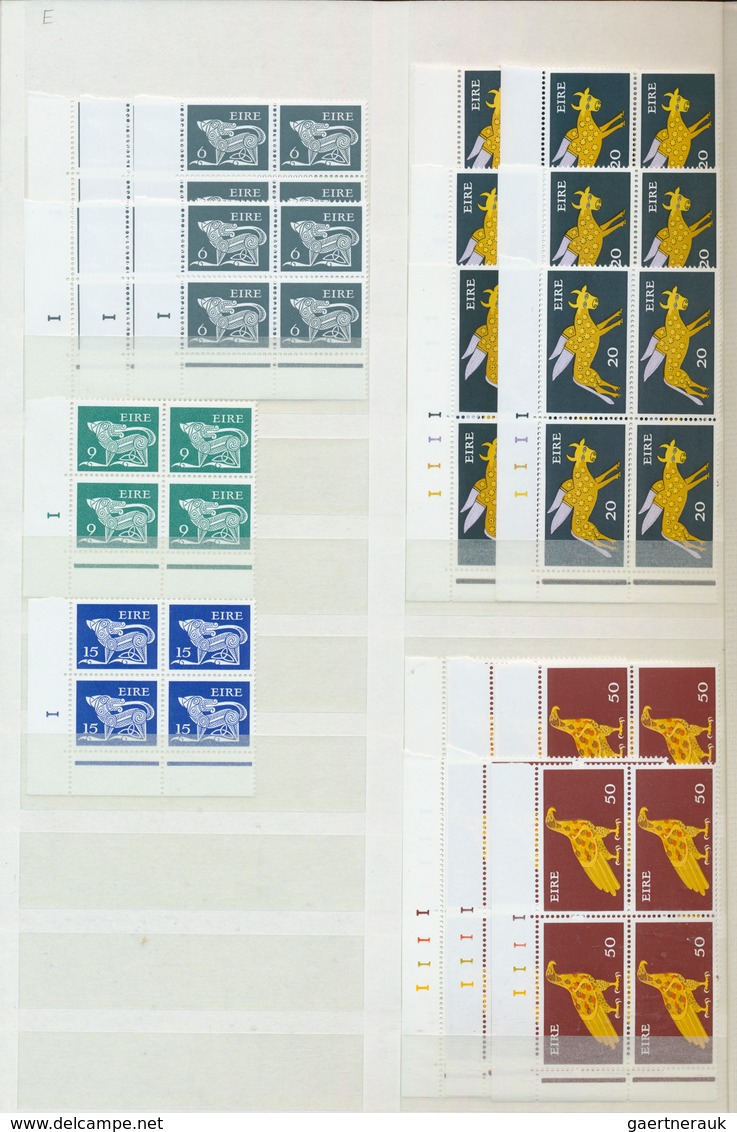 26832 Irland: 1968/1982, Definitives "Ancient Irish Art" ("GERL" Issues), Comprehensive Accumulation In A - Lettres & Documents