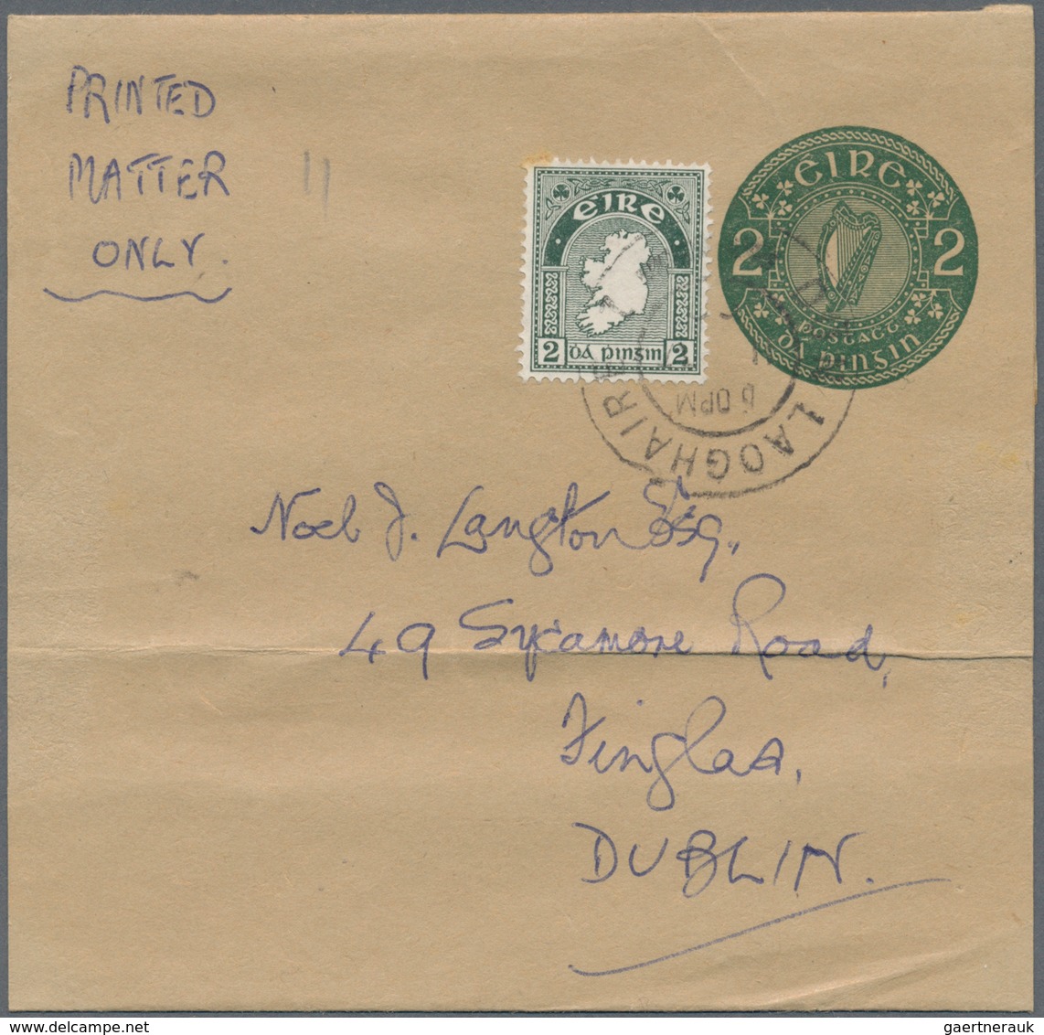 26849 Irland - Ganzsachen: 1924/1998, interessante Spezial-Sammlung der "Ganzsachen-Kartenbriefe und Strei