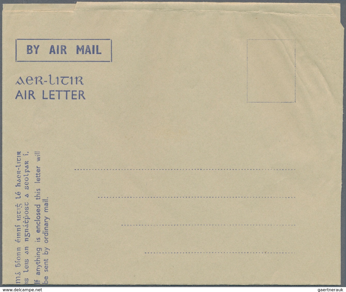 26854 Irland - Ganzsachen: 1945/2000, Umfangreiche Sammlung Der Aerogrammen Mit Vielen Ungebrauchten Und G - Postal Stationery
