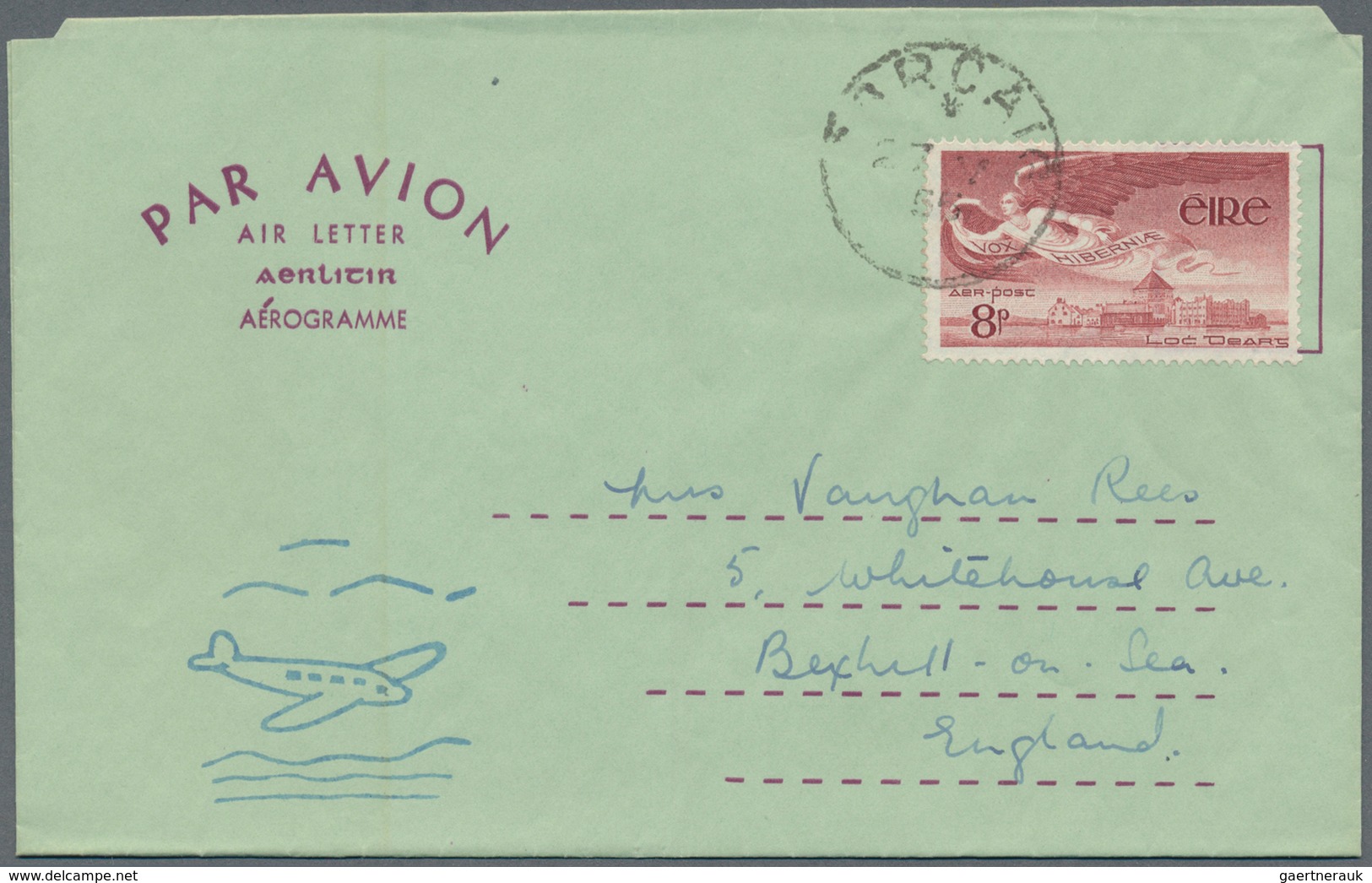 26854 Irland - Ganzsachen: 1945/2000, Umfangreiche Sammlung Der Aerogrammen Mit Vielen Ungebrauchten Und G - Postal Stationery