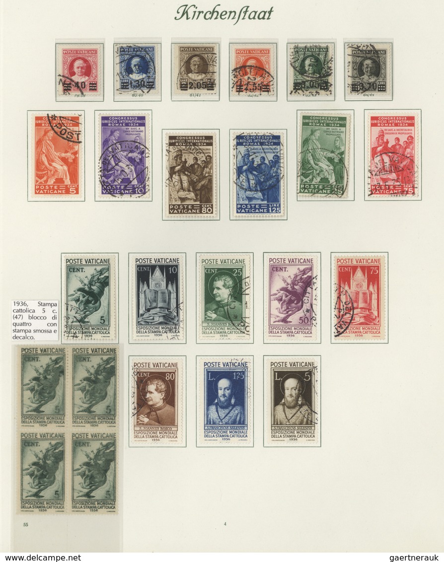 26897 Italien - Altitalienische Staaten: Kirchenstaat: 1852-1984, Collection mint and used in Borek Album