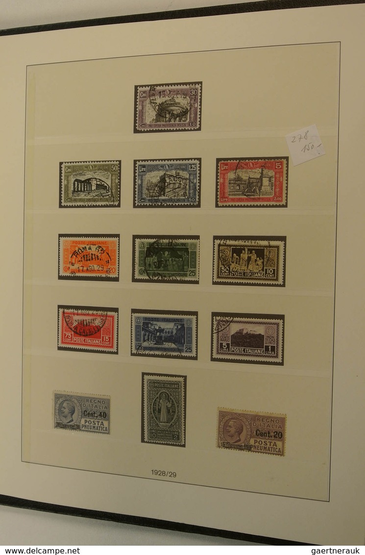 26915 Italien: 1850-1959. Mint hinged and used collection Italy and States 1850-1959 in 2 albums. Collecti