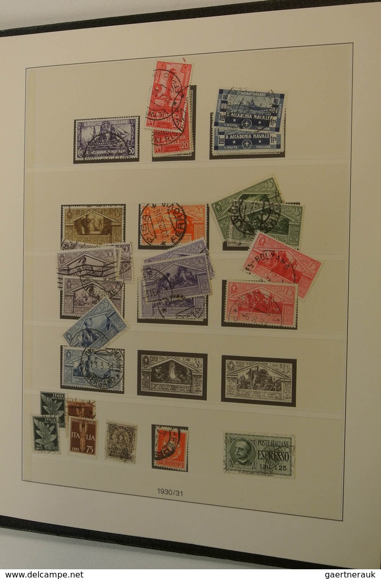 26915 Italien: 1850-1959. Mint hinged and used collection Italy and States 1850-1959 in 2 albums. Collecti