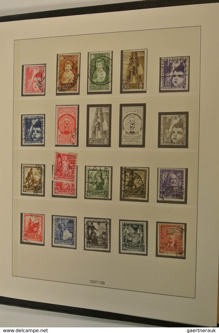 26915 Italien: 1850-1959. Mint hinged and used collection Italy and States 1850-1959 in 2 albums. Collecti