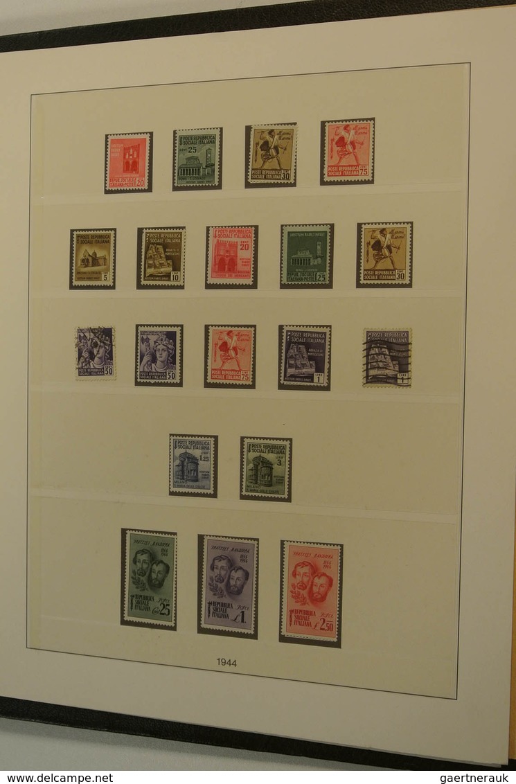 26915 Italien: 1850-1959. Mint hinged and used collection Italy and States 1850-1959 in 2 albums. Collecti