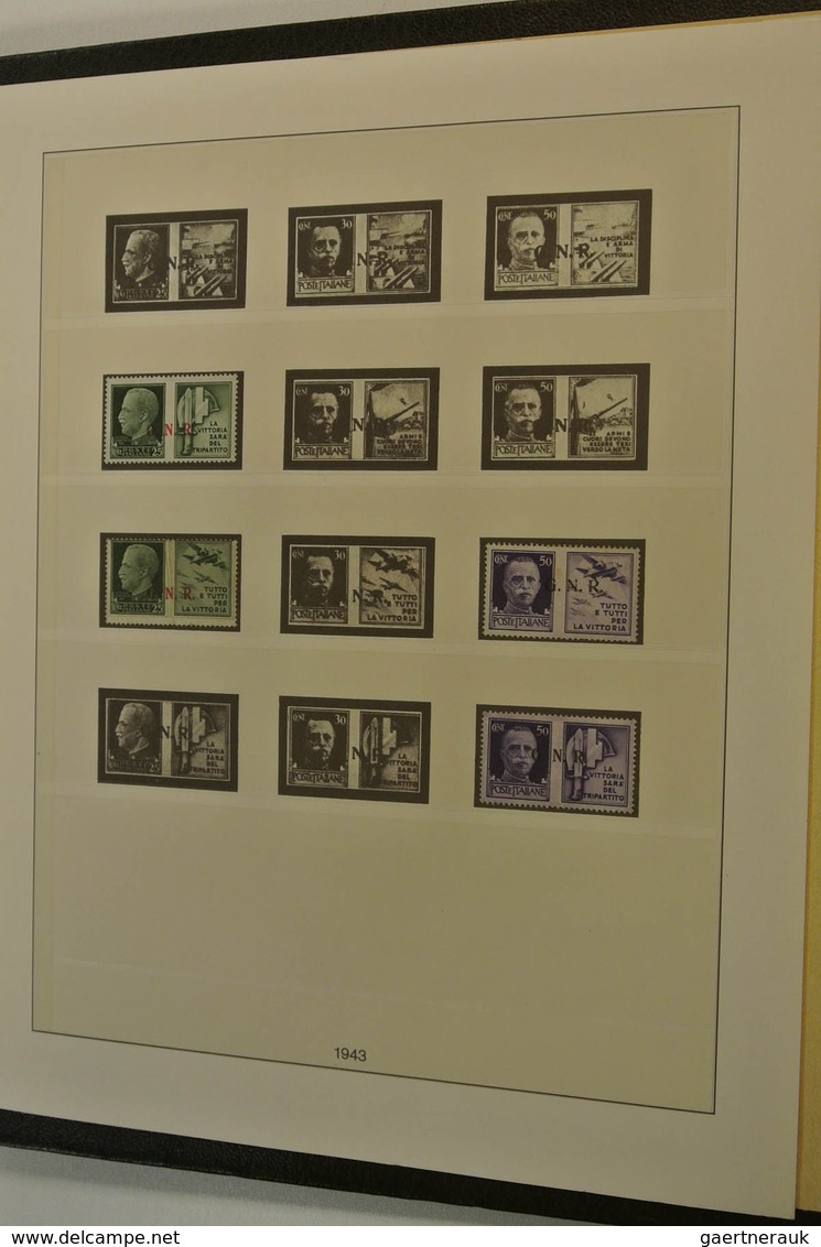 26915 Italien: 1850-1959. Mint hinged and used collection Italy and States 1850-1959 in 2 albums. Collecti