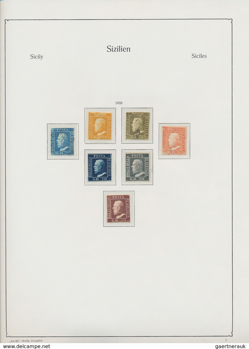 26917 Italien: 1851/1942, collection beginning with the old Italien states Modena, Parma, Sicilia a.o., co