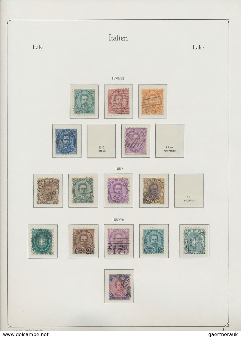 26917 Italien: 1851/1942, collection beginning with the old Italien states Modena, Parma, Sicilia a.o., co