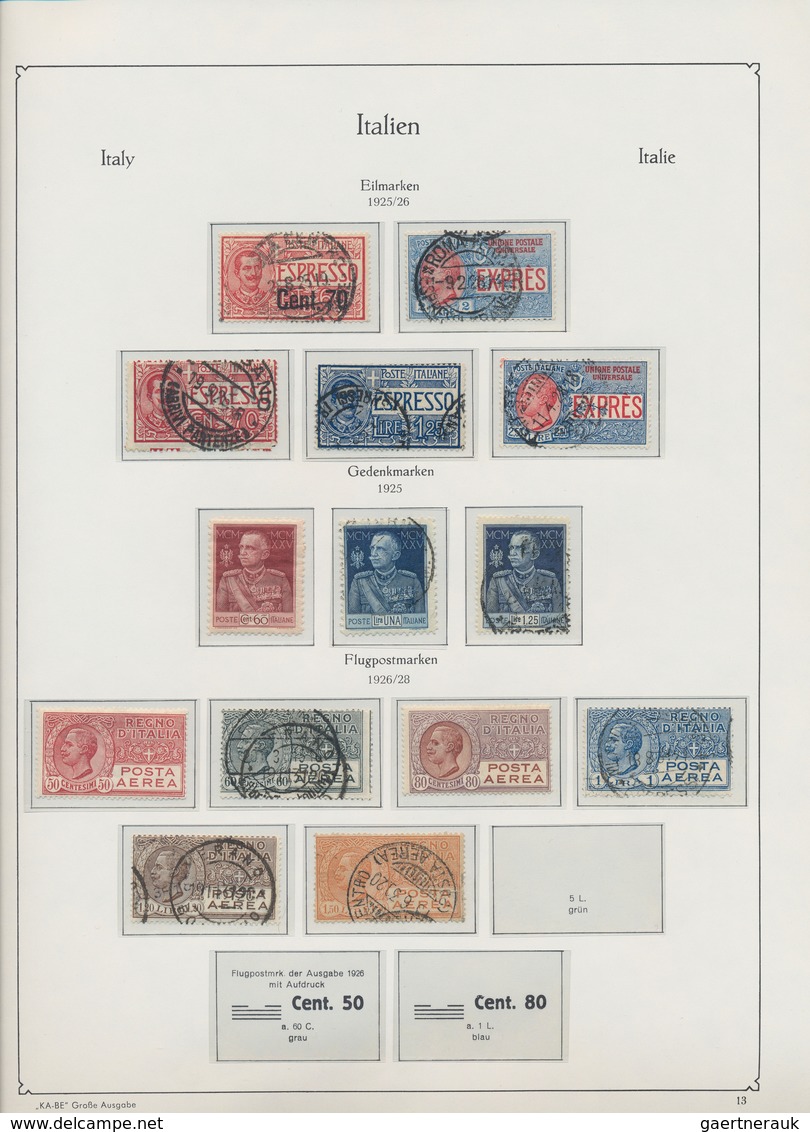 26917 Italien: 1851/1942, collection beginning with the old Italien states Modena, Parma, Sicilia a.o., co