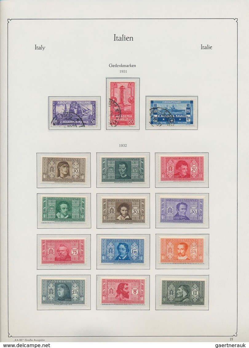 26917 Italien: 1851/1942, collection beginning with the old Italien states Modena, Parma, Sicilia a.o., co