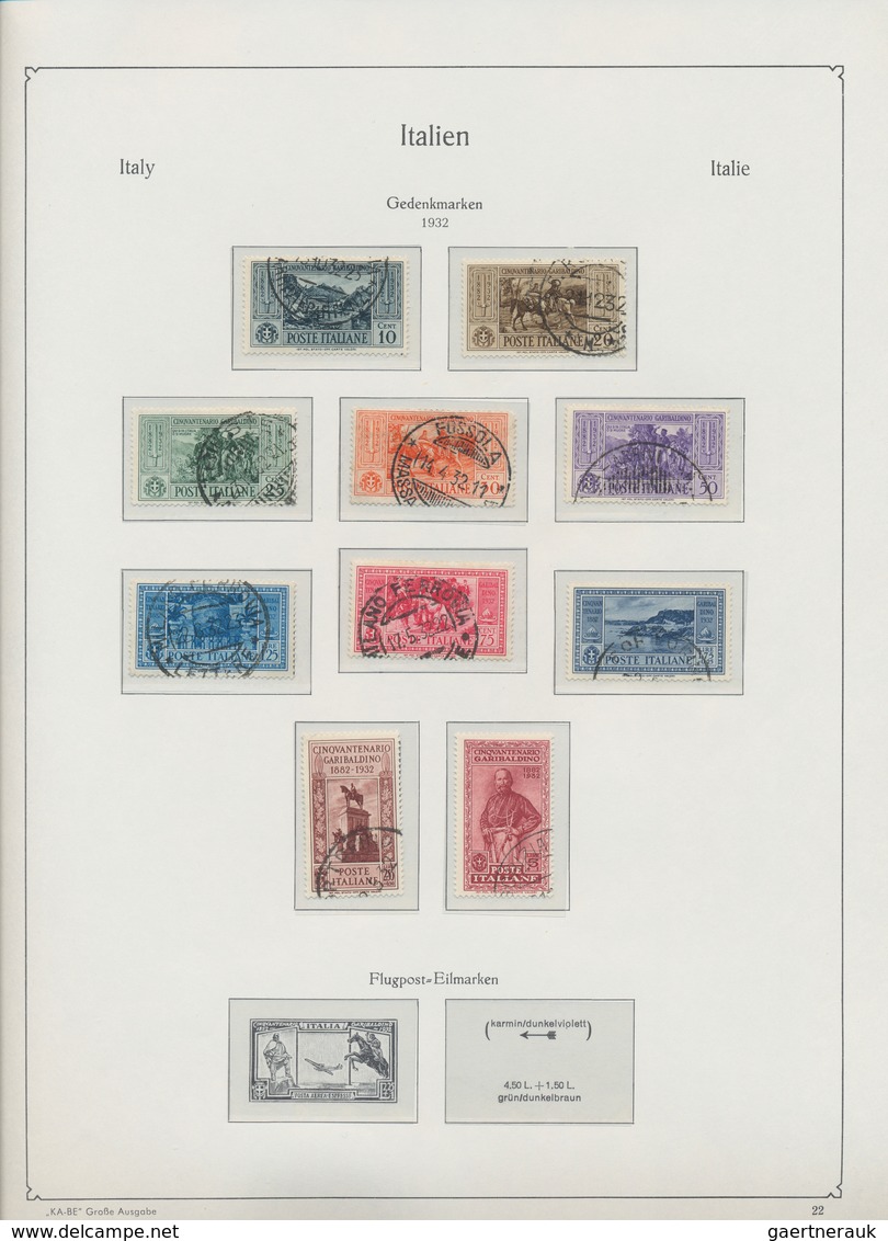 26917 Italien: 1851/1942, collection beginning with the old Italien states Modena, Parma, Sicilia a.o., co