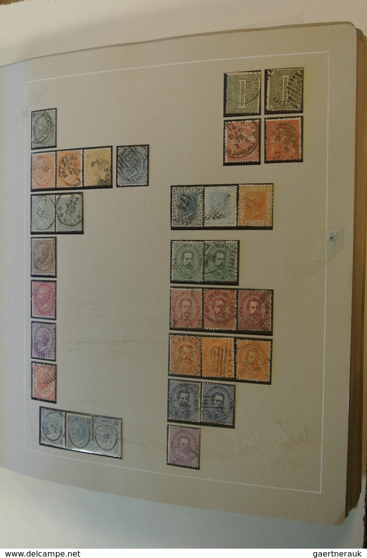 26923 Italien: 1860-1979. Extensive Mint And Used Collection (modern Mnh), Starting With A Page Of Italian - Poststempel