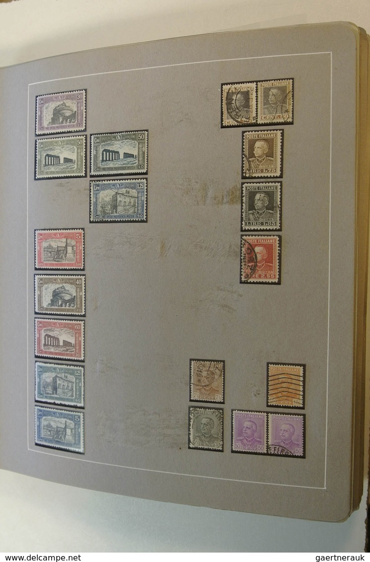 26923 Italien: 1860-1979. Extensive Mint And Used Collection (modern Mnh), Starting With A Page Of Italian - Poststempel