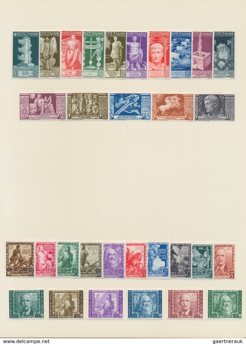 26930 Italien: 1861/1958, A scarce mint LH collection of mainly the early issues with many highpriced key-