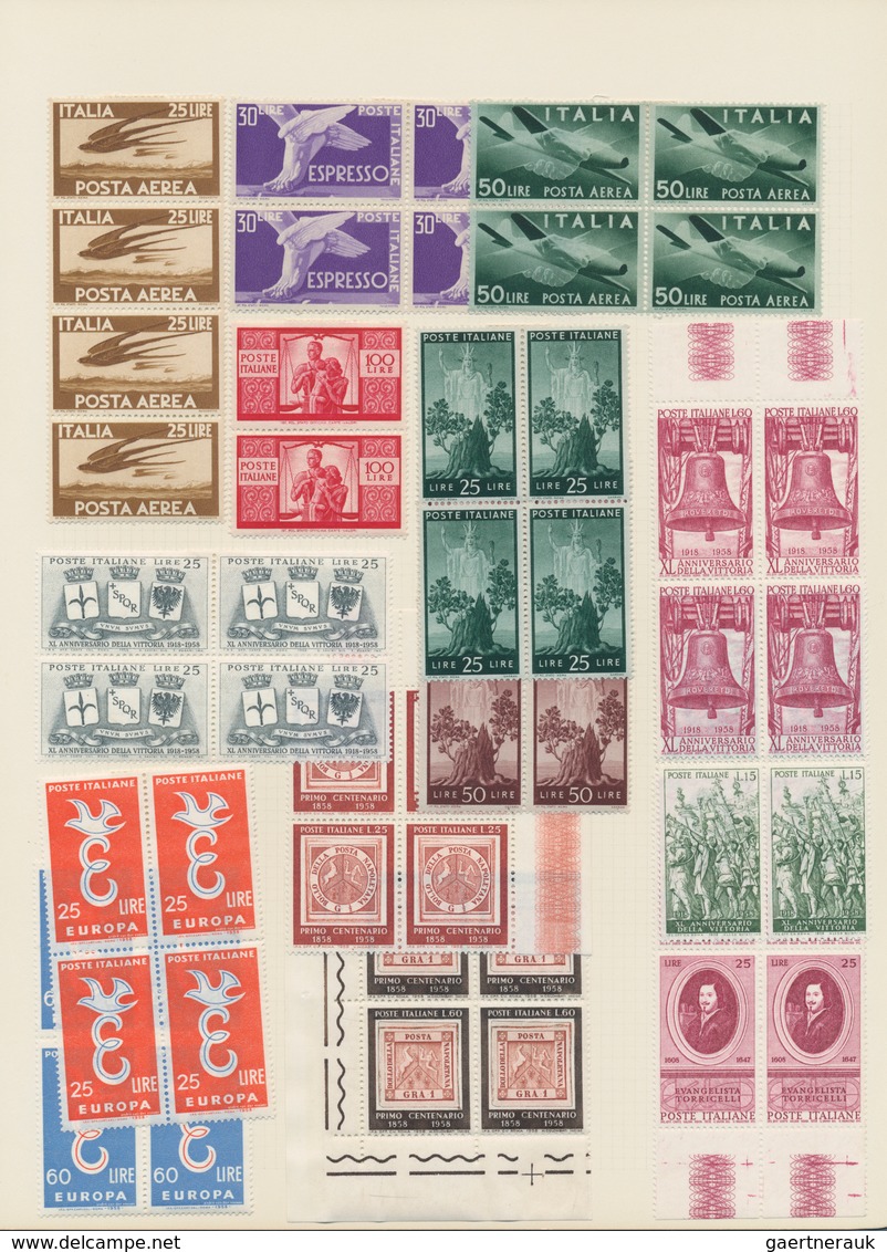 26930 Italien: 1861/1958, A scarce mint LH collection of mainly the early issues with many highpriced key-