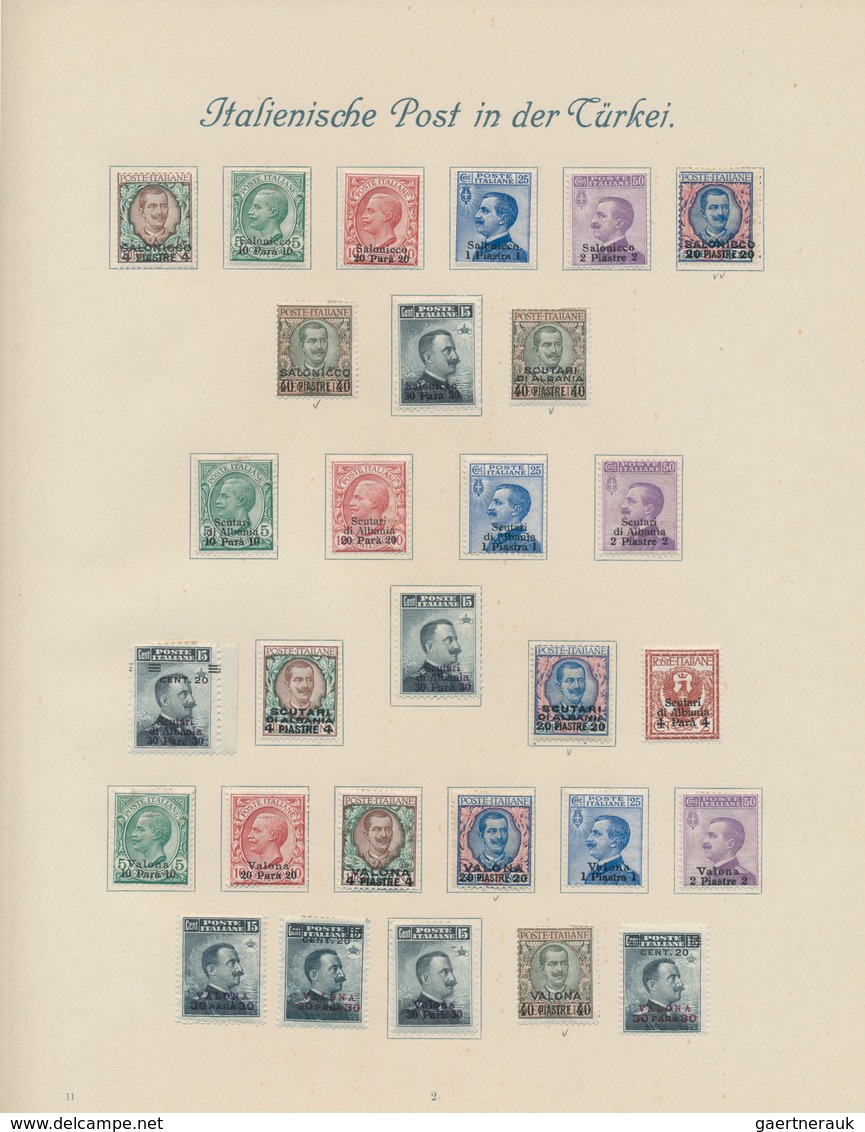 26930 Italien: 1861/1958, A scarce mint LH collection of mainly the early issues with many highpriced key-