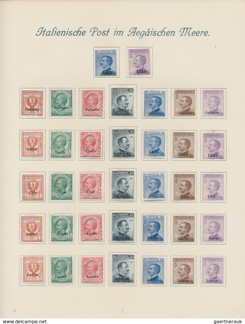 26930 Italien: 1861/1958, A scarce mint LH collection of mainly the early issues with many highpriced key-