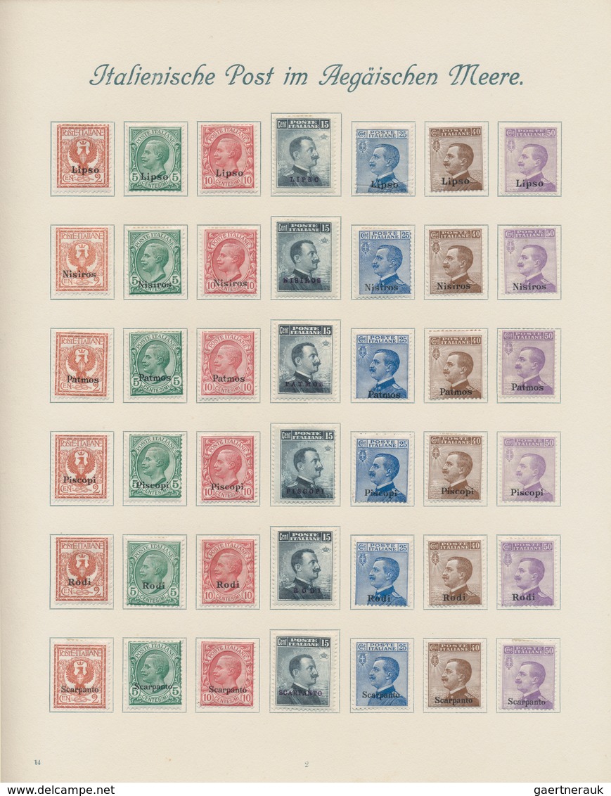 26930 Italien: 1861/1958, A scarce mint LH collection of mainly the early issues with many highpriced key-