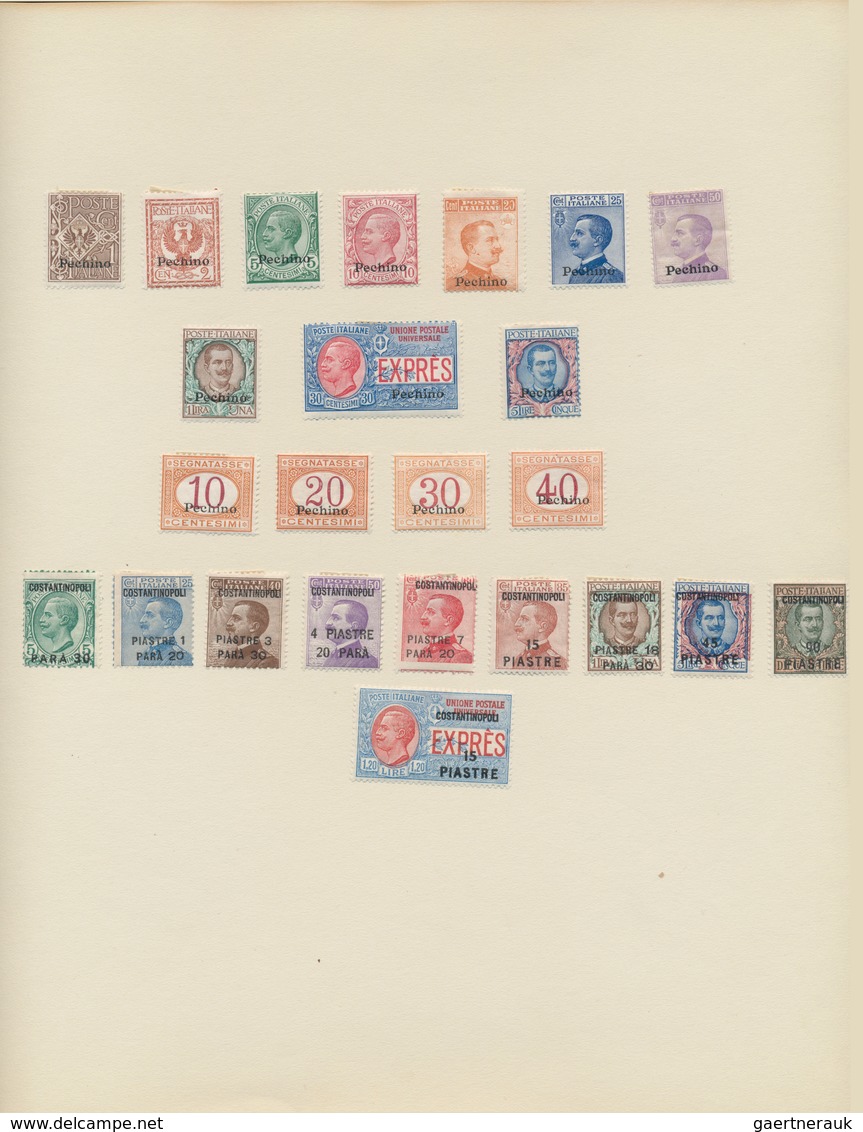26930 Italien: 1861/1958, A scarce mint LH collection of mainly the early issues with many highpriced key-