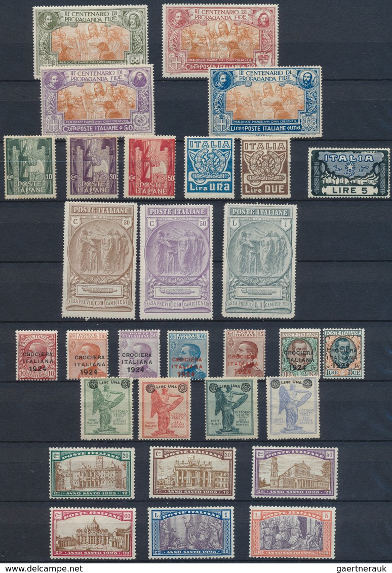 26955 Italien: 1869/1944, A Lovely Mint Collection Comprising Many Better Issues, E.g. 1890 Overprints, 19 - Marcophilie