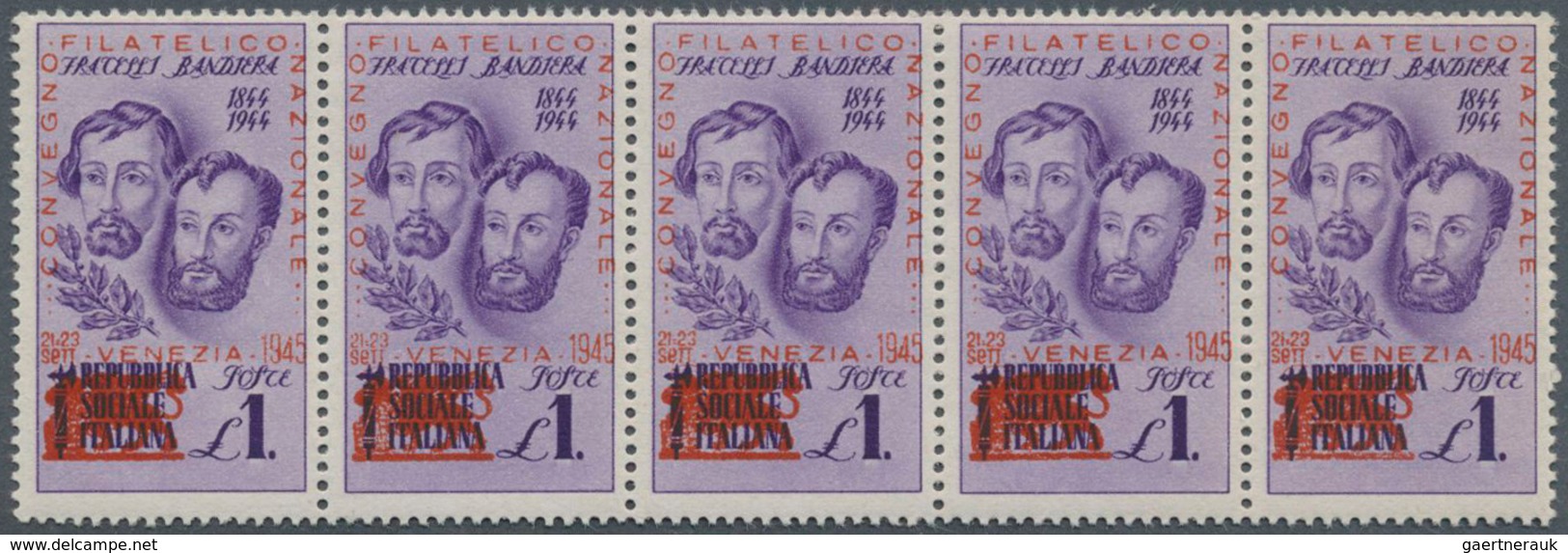 26966 Italien: 1893/1991 (ca.), Accumulation On Stockcards Mostly Pre-1945 Issues Incl. Many Better Stamps - Marcophilie