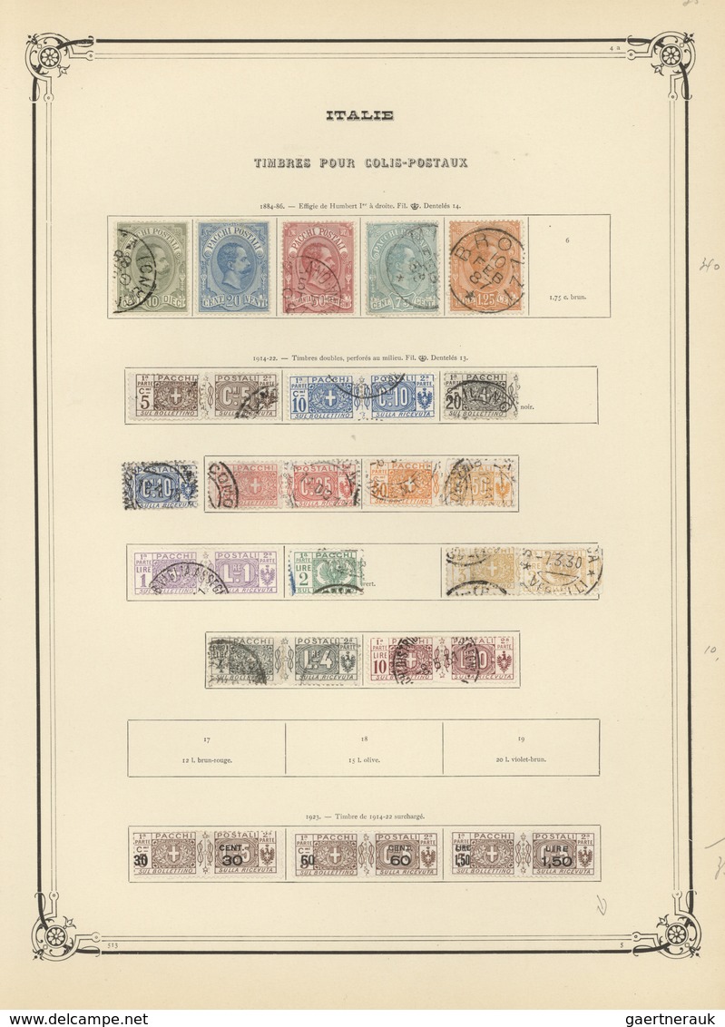 26970 Italien: 1900/1950 (ca.), mint and used collection on Yvert pages, comprising many interesting and b