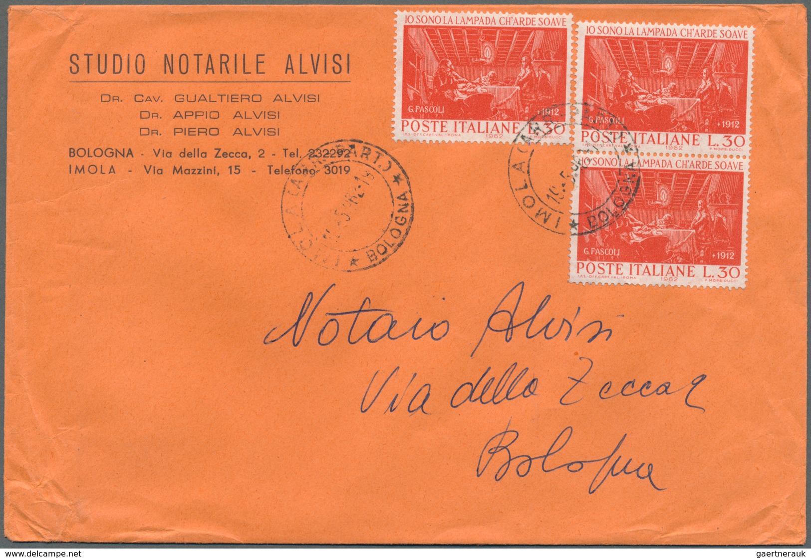 26974 Italien: 1902/1963 (ca.), holding of apprx. 350 commercial covers/cards, mainly postwar period and c