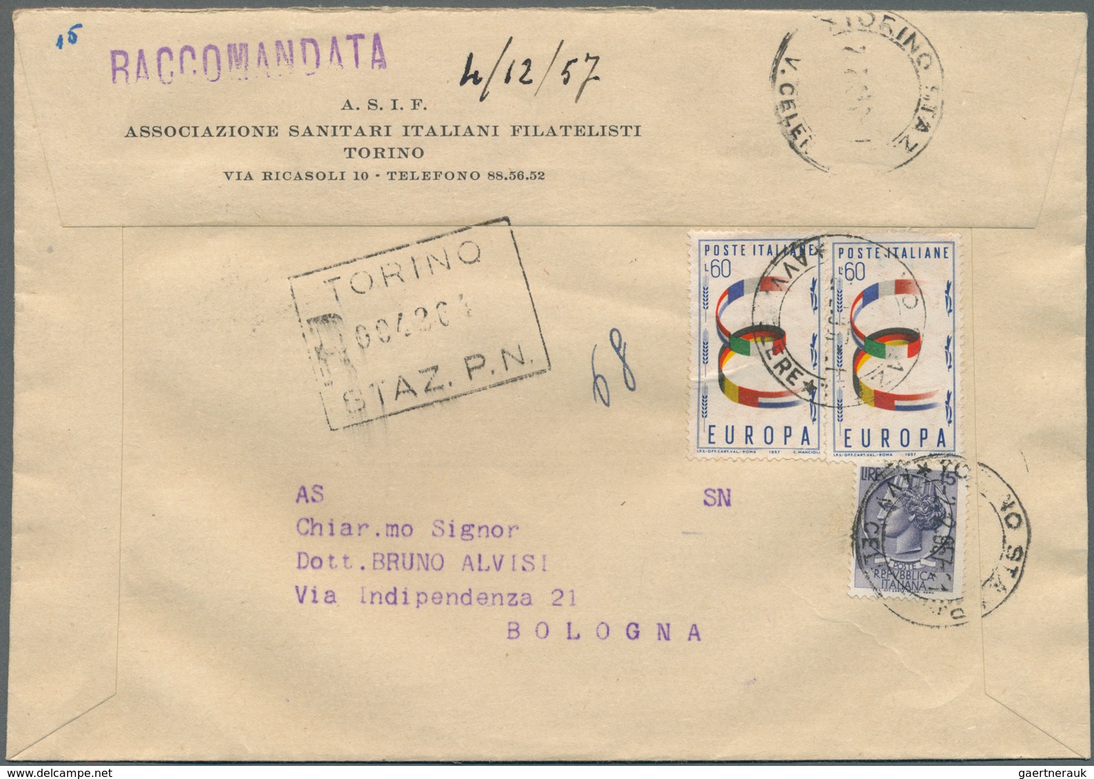 26974 Italien: 1902/1963 (ca.), holding of apprx. 350 commercial covers/cards, mainly postwar period and c