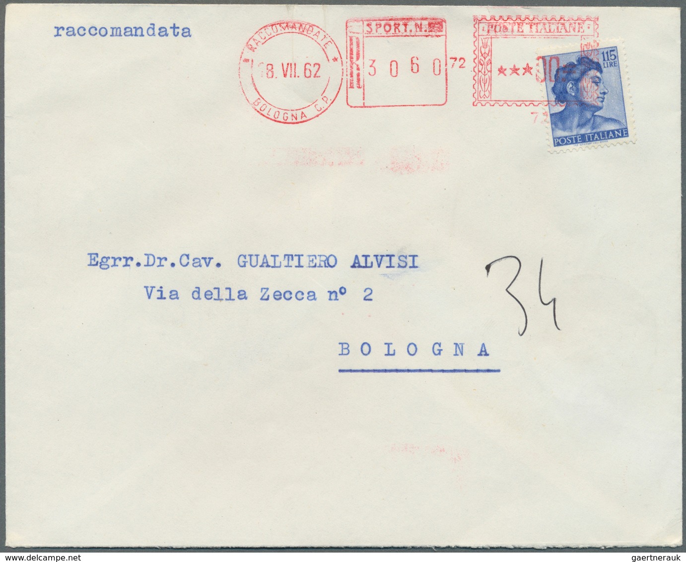 26974 Italien: 1902/1963 (ca.), holding of apprx. 350 commercial covers/cards, mainly postwar period and c